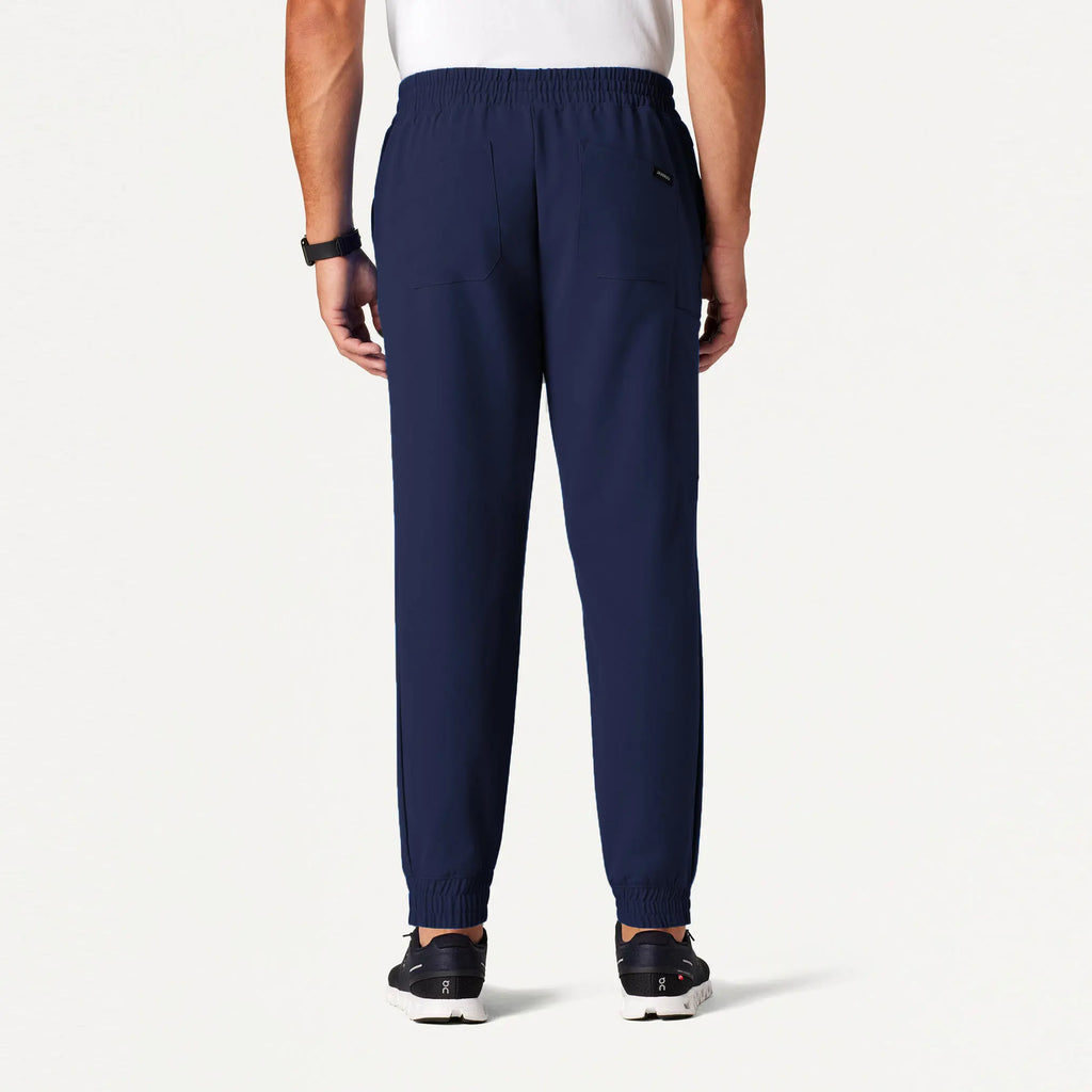 Jaanuu Scrubs Men's Cobot 8-Pocket Scrub Jogger Midnight Navy | scrub-supply.com