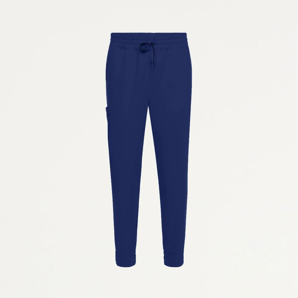 Jaanuu Scrubs Men's Cobot 8-Pocket Scrub Jogger Navy Blue | scrub-supply.com