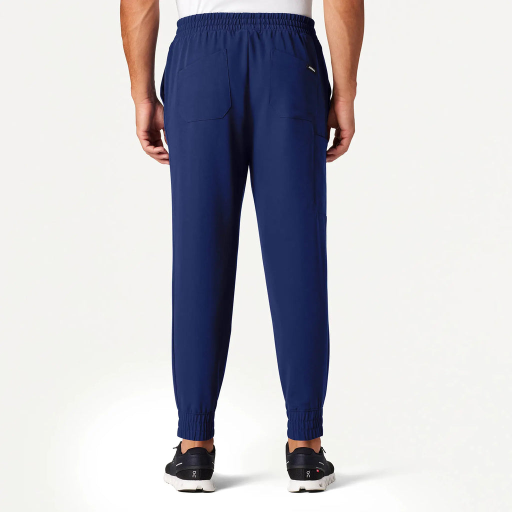 Jaanuu Scrubs Men's Cobot 8-Pocket Scrub Jogger Navy Blue | scrub-supply.com