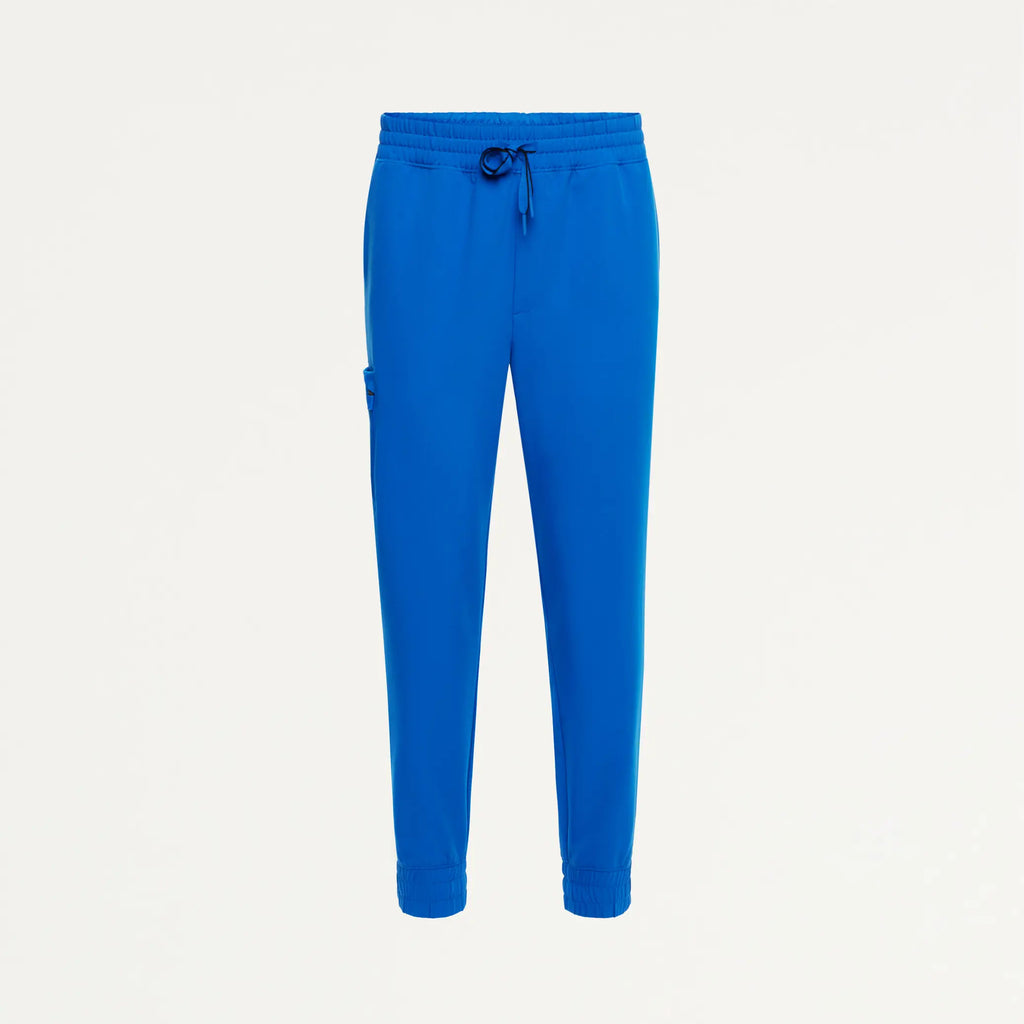 Jaanuu Scrubs Men's Cobot 8-Pocket Scrub Jogger Royal Blue | scrub-supply.com