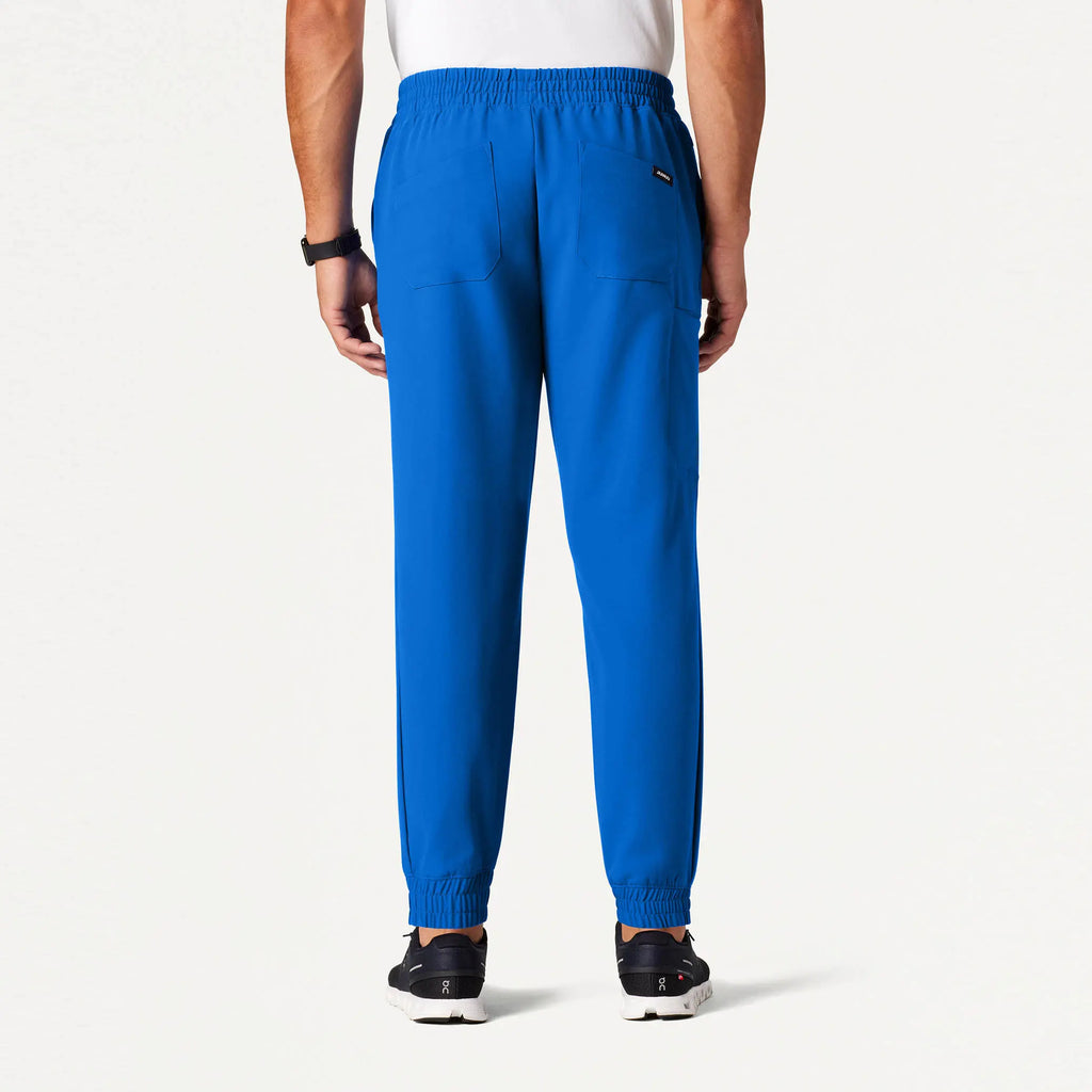 Jaanuu Scrubs Men's Cobot 8-Pocket Scrub Jogger Royal Blue | scrub-supply.com