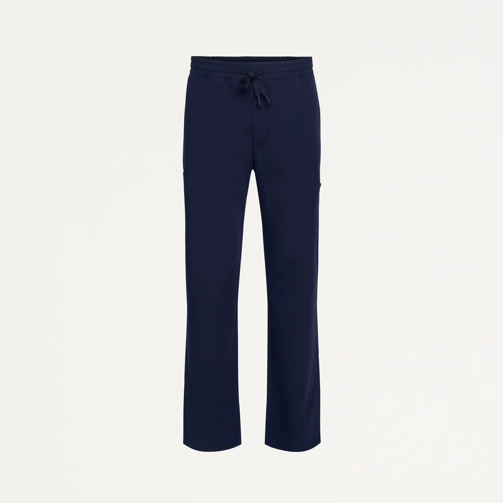 Jaanuu Scrubs Men's Tyro 8-Pocket Straight-Leg Scrub Pant Midnight Navy | scrub-supply.com