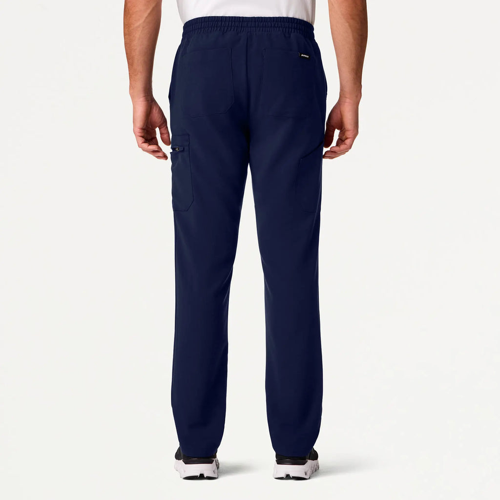 Jaanuu Scrubs Men's Tyro 8-Pocket Straight-Leg Scrub Pant Midnight Navy | scrub-supply.com