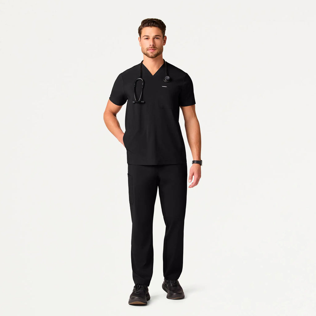 Jaanuu Scrubs Men's Rhodes ULTRAlite™ Straight-Leg Scrub Pant Black | scrub-supply.com