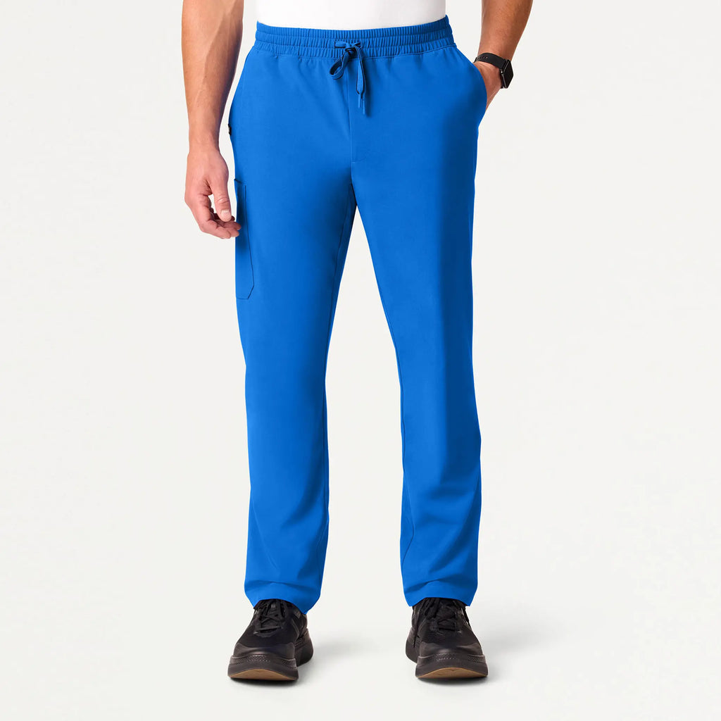 Jaanuu Scrubs Men's Rhodes ULTRAlite™ Straight-Leg Scrub Pant Royal Blue | scrub-supply.com