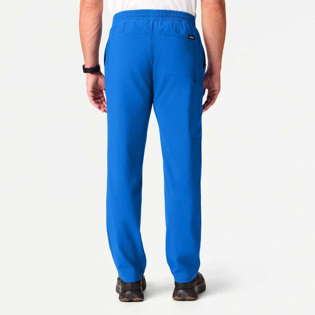 Jaanuu Scrubs Men's Rhodes ULTRAlite™ Straight-Leg Scrub Pant Royal Blue | scrub-supply.com