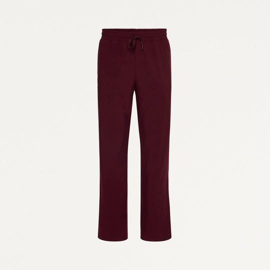 Jaanuu Scrubs Men's Brooks Straight-Leg Scrub Pant Burgundy | scrub-supply.com