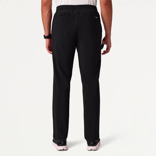 Jaanuu Scrubs Men's Brooks Straight-Leg Scrub Pant Black | scrub-supply.com