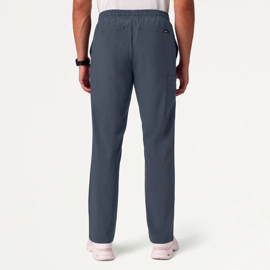 Jaanuu Scrubs Men's Brooks Straight-Leg Scrub Pant Carbon Gray | scrub-supply.com