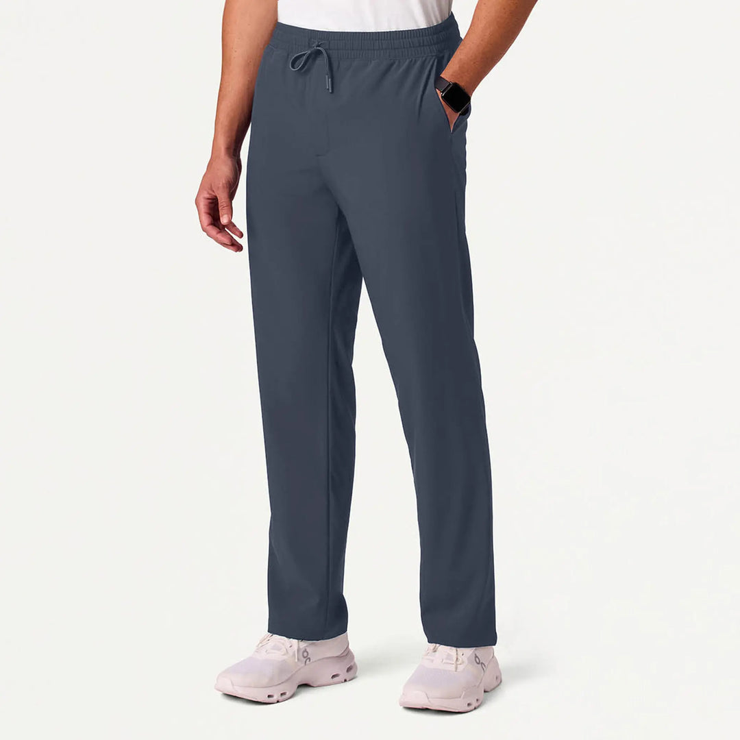 Jaanuu Scrubs Men's Rhodes ULTRAlite™ 7-Pocket Straight-Leg Scrub Pant Carbon Gray | scrub-supply.com