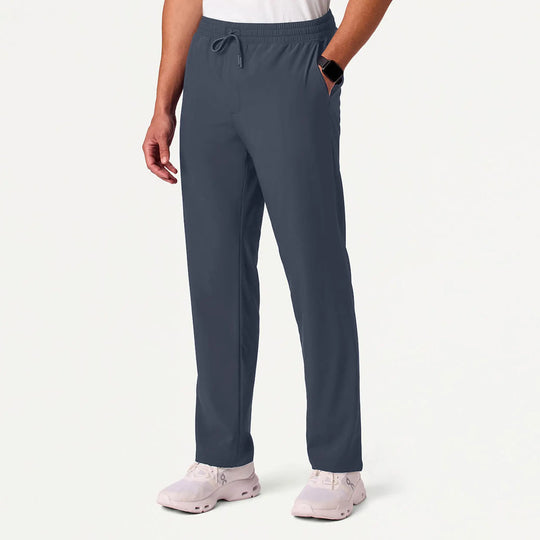 Jaanuu Scrubs Men's Rhodes ULTRAlite™ 7-Pocket Straight-Leg Scrub Pant Carbon Gray | scrub-supply.com