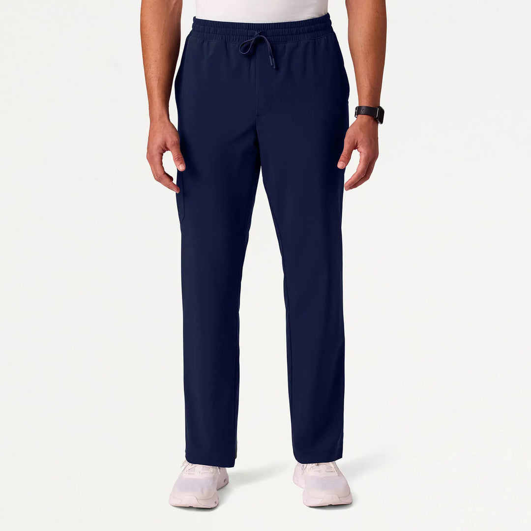 Jaanuu Scrubs Men's Rhodes ULTRAlite™ 7-Pocket Straight-Leg Scrub Pant Midnight Navy | scrub-supply.com