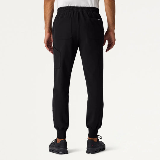 Jaanuu Scrubs Osmo Slim 8-Pocket Scrub Jogger Black | scrub-supply.com