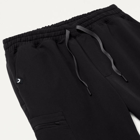 Jaanuu Scrubs Osmo Slim 8-Pocket Scrub Jogger Black | scrub-supply.com