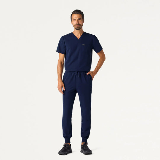 Jaanuu Scrubs Osmo Slim 8-Pocket Scrub Jogger Midnight Navy | scrub-supply.com