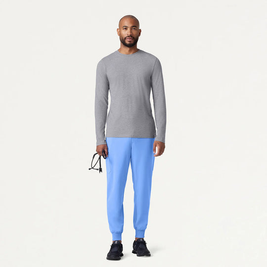 Jaanuu Scrubs Men's Regenˣ Cotton Underscrub Heather Gray | scrub-supply.com