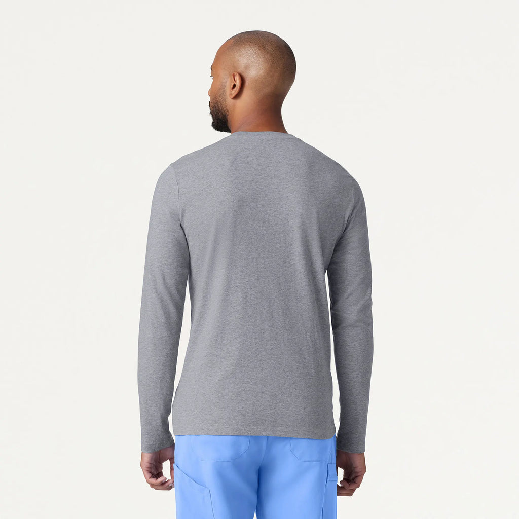 Jaanuu Scrubs Men's Regenˣ Cotton Underscrub Heather Gray | scrub-supply.com