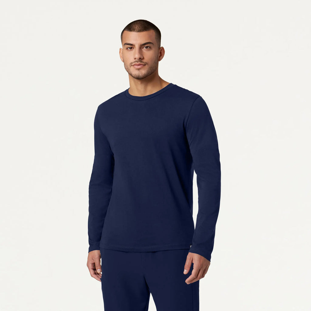 Jaanuu Scrubs Men's Regenˣ Cotton Underscrub Midnight Navy | scrub-supply.com