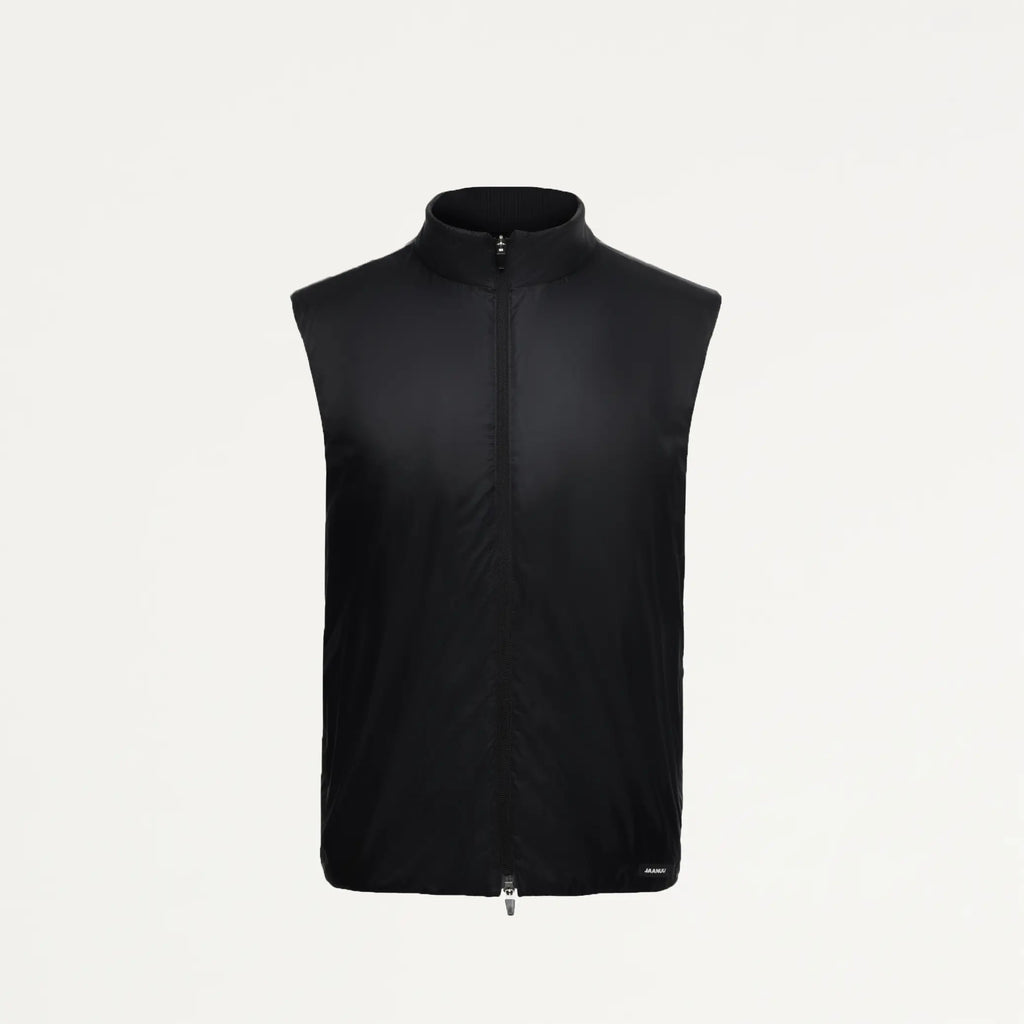 Jaanuu Scrubs Men's Phantom Insulated Vest Black | scrub-supply.com