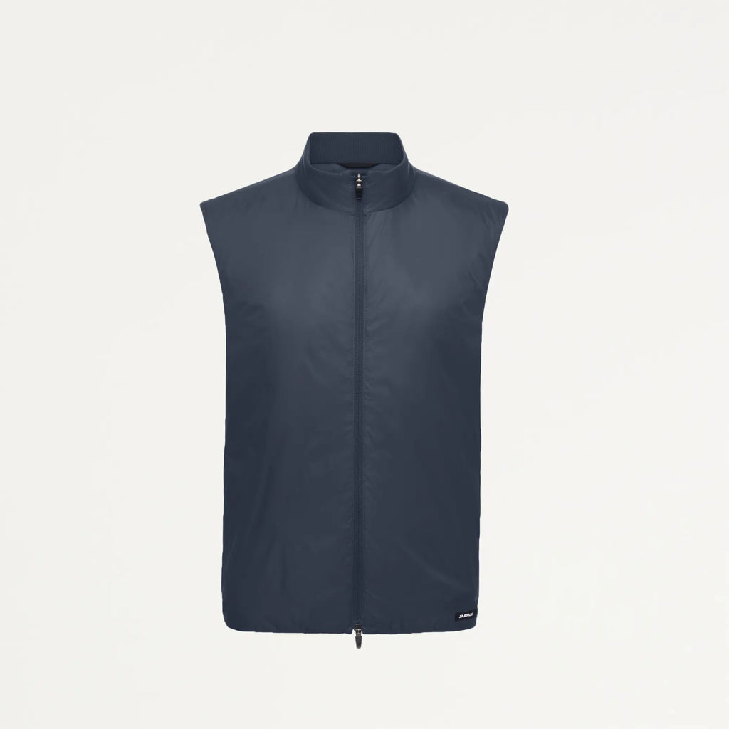 Jaanuu Scrubs Men's Phantom Insulated Vest Carbon Gray | scrub-supply.com