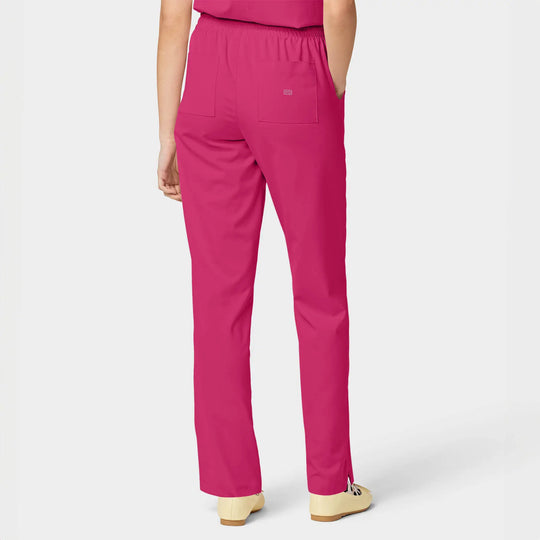 Parkley Scrubs Women's Finn ABC Drawstring Scrub Pant Hot Pink | scrub-supply.com