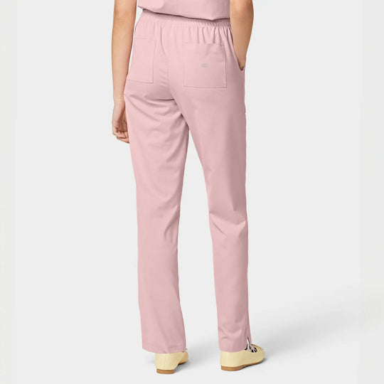 Parkley Scrubs Women's Finn ABC Drawstring Scrub Pant Light Pink | scrub-supply.com