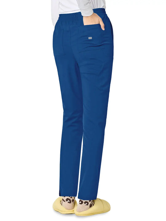 Parkley Scrubs Women's Quantum Sage 7 Pocket Cargo Pant Royal Blue | scrub-supply.com