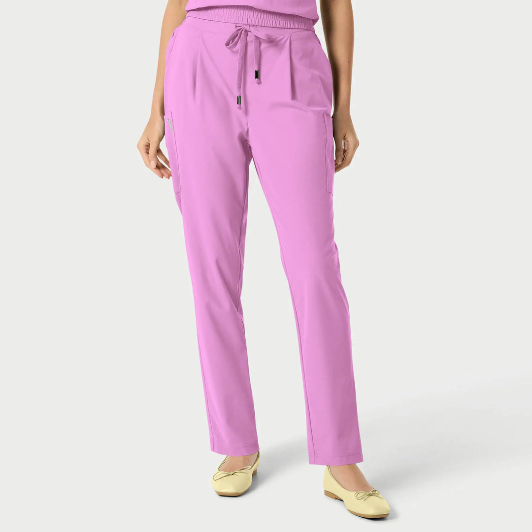 Parkley Scrubs Women's Mira Kinetic Trouser Cargo Scrub Pant Pink Purple | scrub-supply.com