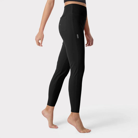 Parkley Scrubs Women's Supernova Kinetic Scrub Leggings Pant Black | scrub-supply.com