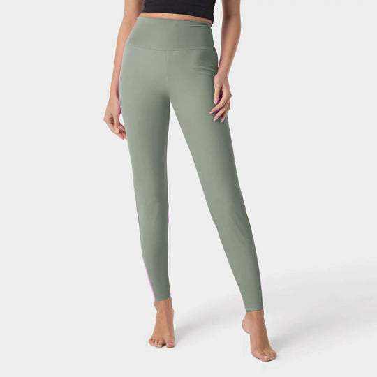 Parkley Scrubs Women's Supernova Kinetic Scrub Leggings Pant Camp Green | scrub-supply.com