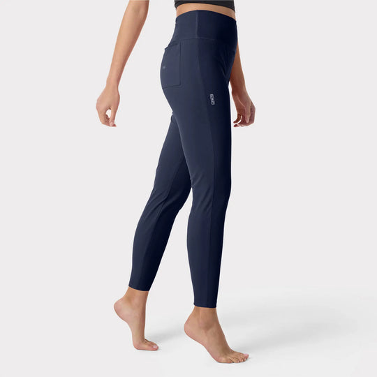 Parkley Scrubs Women's Supernova Kinetic Scrub Leggings Pant Navy | scrub-supply.com
