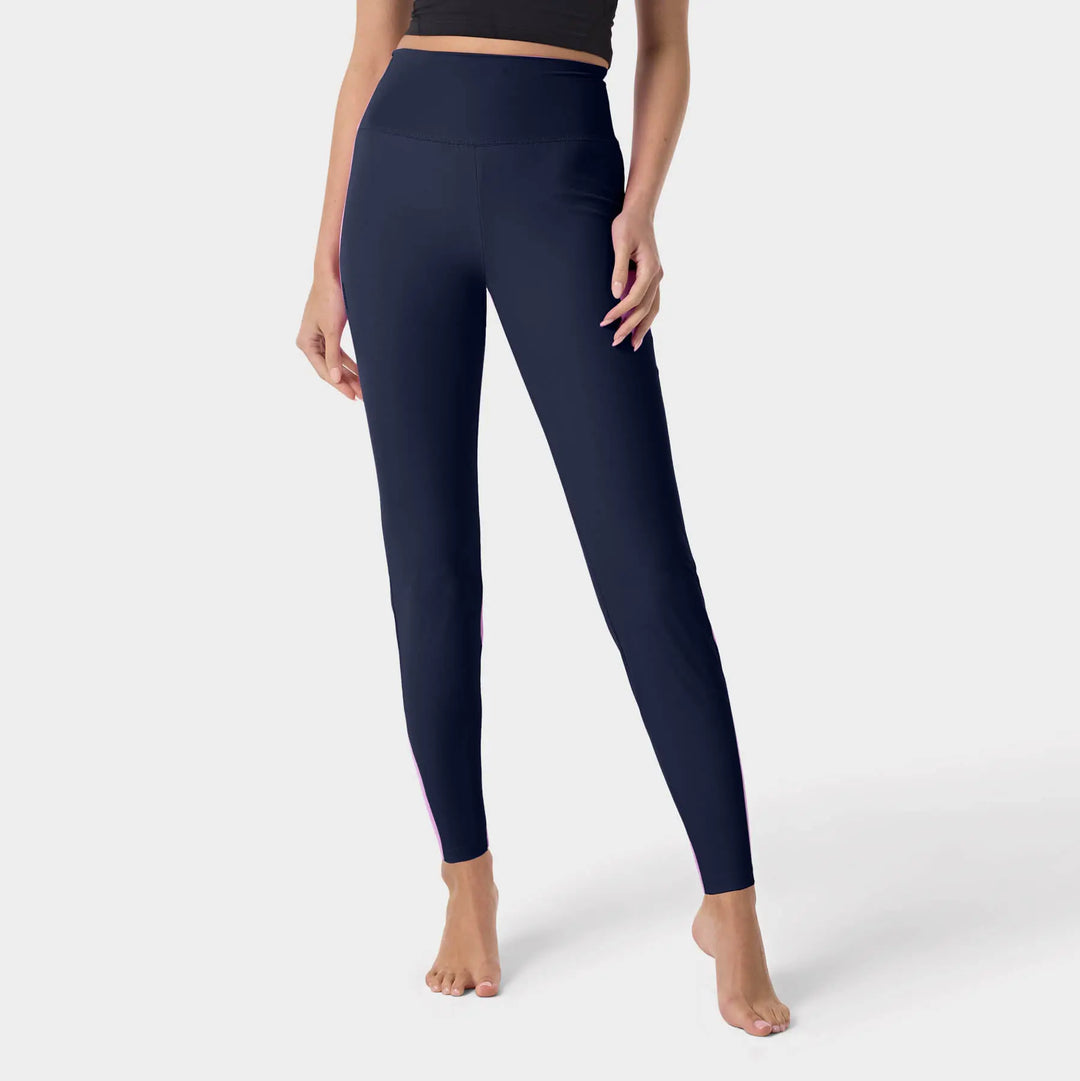 Parkley Scrubs Women's Supernova Kinetic Scrub Leggings Pant Navy | scrub-supply.com