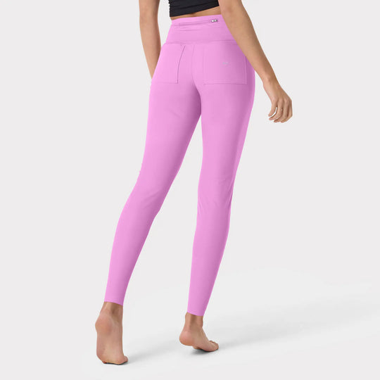 Parkley Scrubs Women's Supernova Kinetic Scrub Leggings Pant Pink Purple | scrub-supply.com