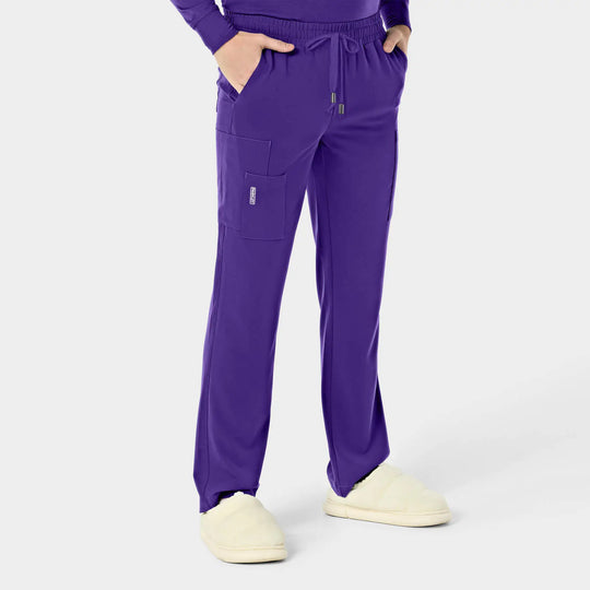 Parkley Scrubs Men's Hugo ABC Drawstring Scrub Scrub Pant Dark Purple | scrub-supply.com