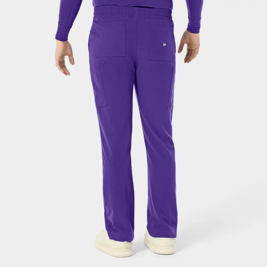 Parkley Scrubs Men's Hugo ABC Drawstring Scrub Scrub Pant Dark Purple | scrub-supply.com