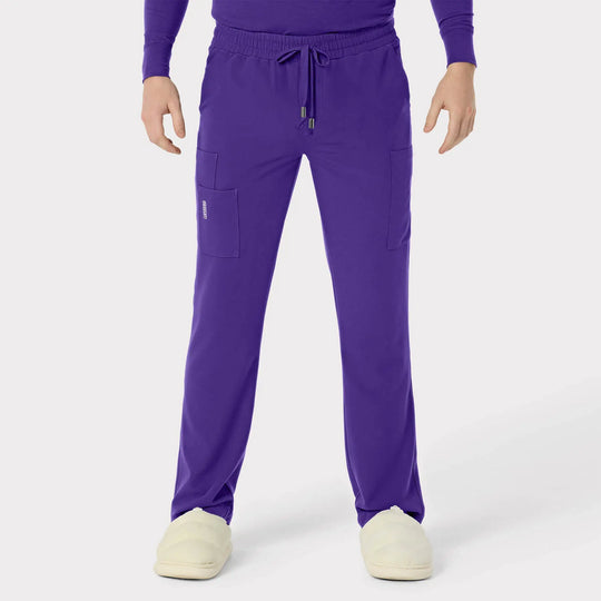 Parkley Scrubs Men's Hugo ABC Drawstring Scrub Scrub Pant Dark Purple | scrub-supply.com