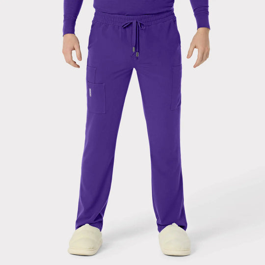 Parkley Scrubs Men's Hugo ABC Drawstring Scrub Scrub Pant Dark Purple | scrub-supply.com