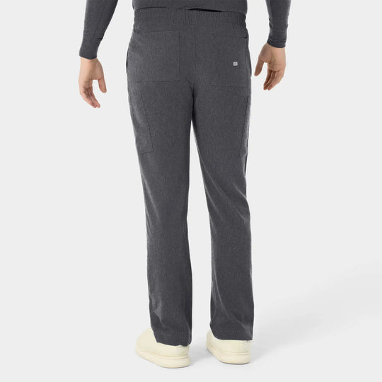 Parkley Scrubs Men's Hugo ABC Drawstring Scrub Scrub Pant Heather Grey | scrub-supply.com