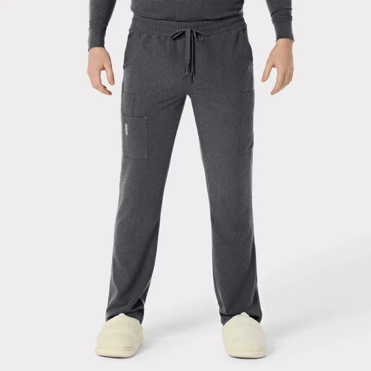 Parkley Scrubs Men's Hugo ABC Drawstring Scrub Scrub Pant Heather Grey | scrub-supply.com