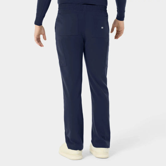 Parkley Scrubs Men's Hugo ABC Drawstring Scrub Scrub Pant Navy | scrub-supply.com