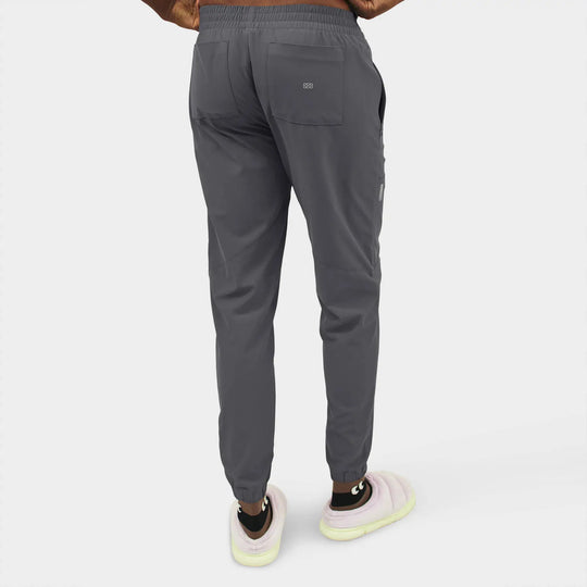 Parkley Scrubs Men's Kiran Kinetic Jogger Scrub Pant Charcoal | scrub-supply.com