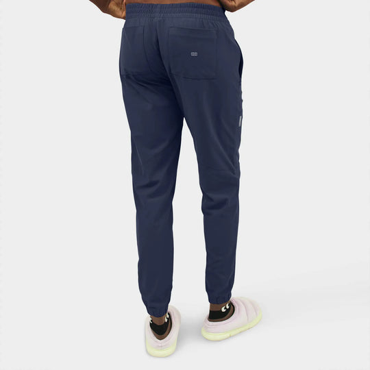 Parkley Scrubs Men's Kiran Kinetic Jogger Scrub Pant Navy | scrub-supply.com