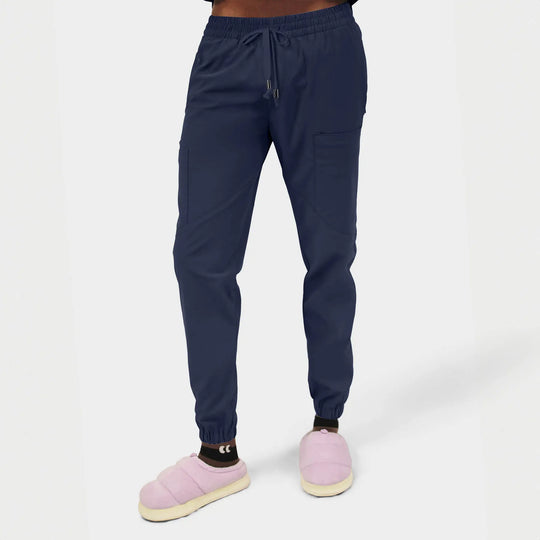 Parkley Scrubs Men's Kiran Kinetic Jogger Scrub Pant Navy | scrub-supply.com
