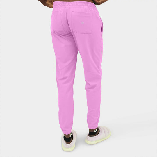Parkley Scrubs Men's Kiran Kinetic Jogger Scrub Pant Pink Purple | scrub-supply.com