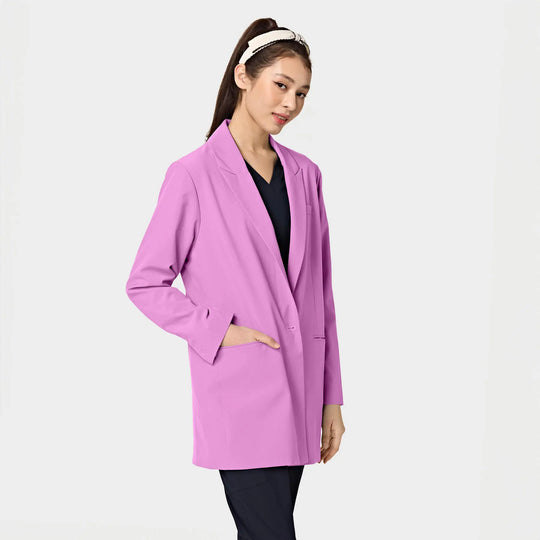 Parkley Scrubs Women's Lab Blazer Pink Purple | scrub-supply.com