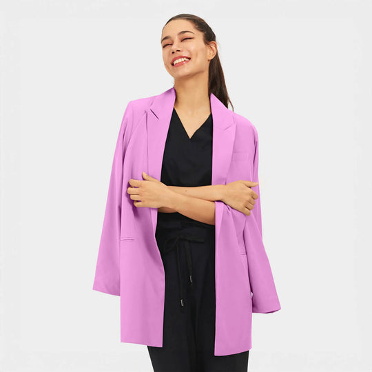 Parkley Scrubs Women's Lab Blazer Pink Purple | scrub-supply.com