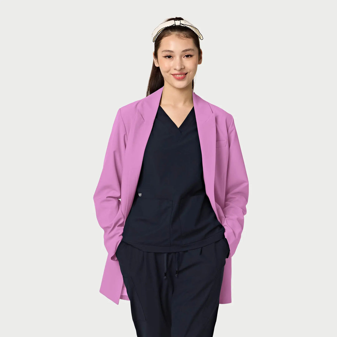 Parkley Scrubs Women's Lab Blazer Pink Purple | scrub-supply.com