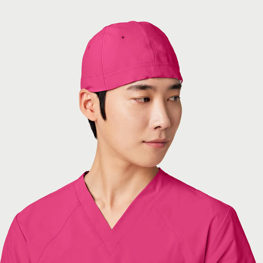 Parkley Scrubs Unisex ABC Scrub Cap Hot Pink | scrub-supply.com