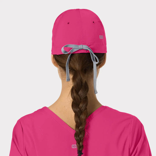 Parkley Scrubs Unisex ABC Scrub Cap Hot Pink | scrub-supply.com