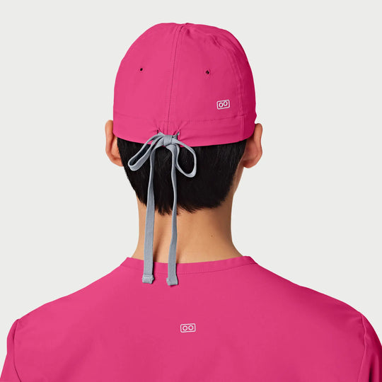 Parkley Scrubs Unisex ABC Scrub Cap Hot Pink | scrub-supply.com